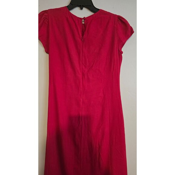 Reformation Frasier Dress in Cherry Red NWT Size 10P - Picture 10 of 12